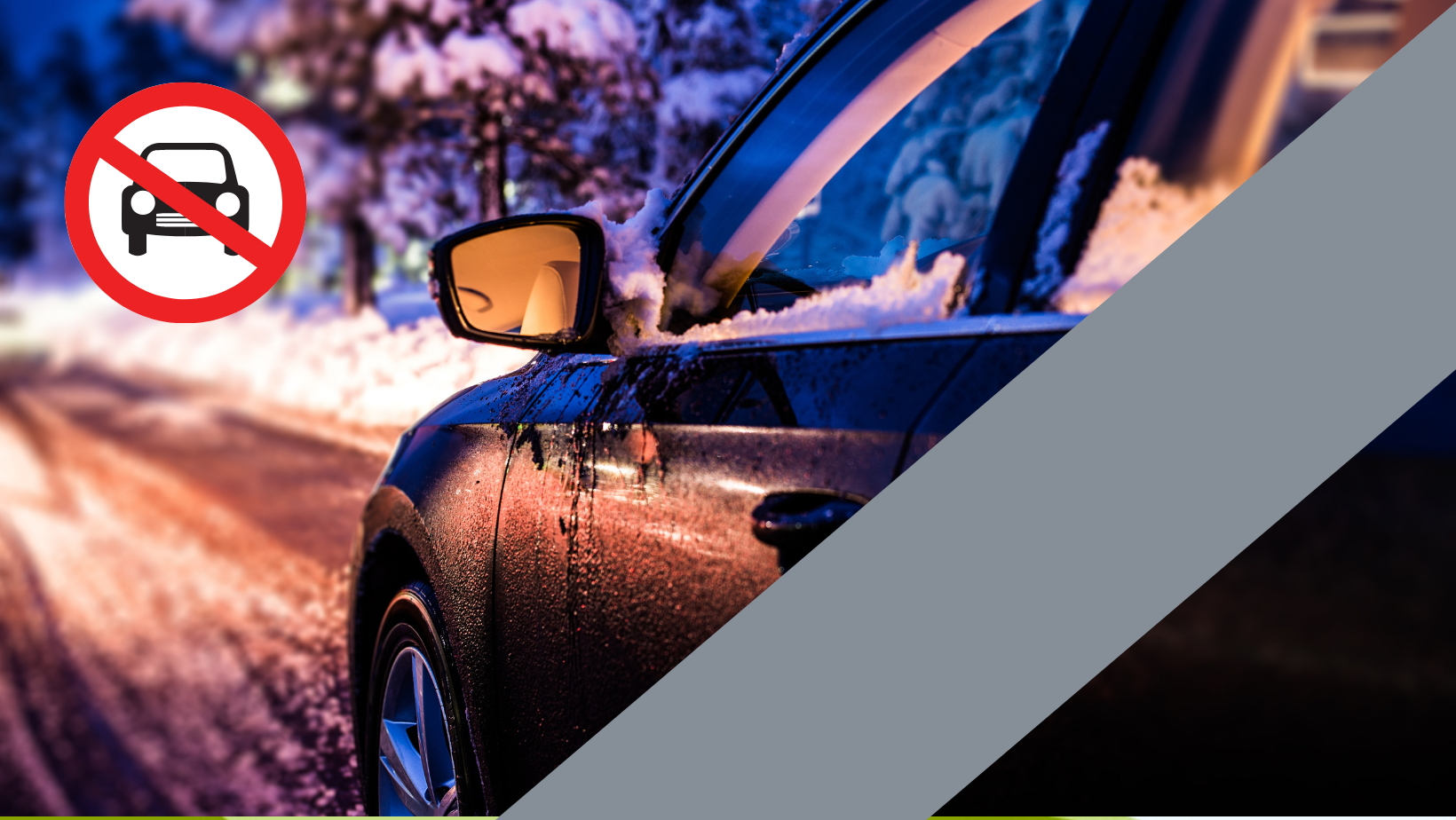 Stationnement interdit – hiver